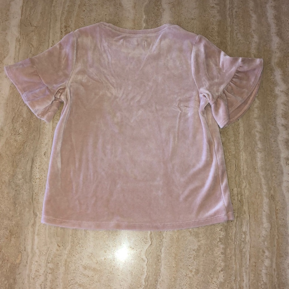 Abercrombie and Fitch girls velvet swing top